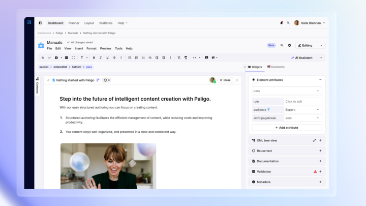 Discover how Paligo is redefining the CCMS writing experience
